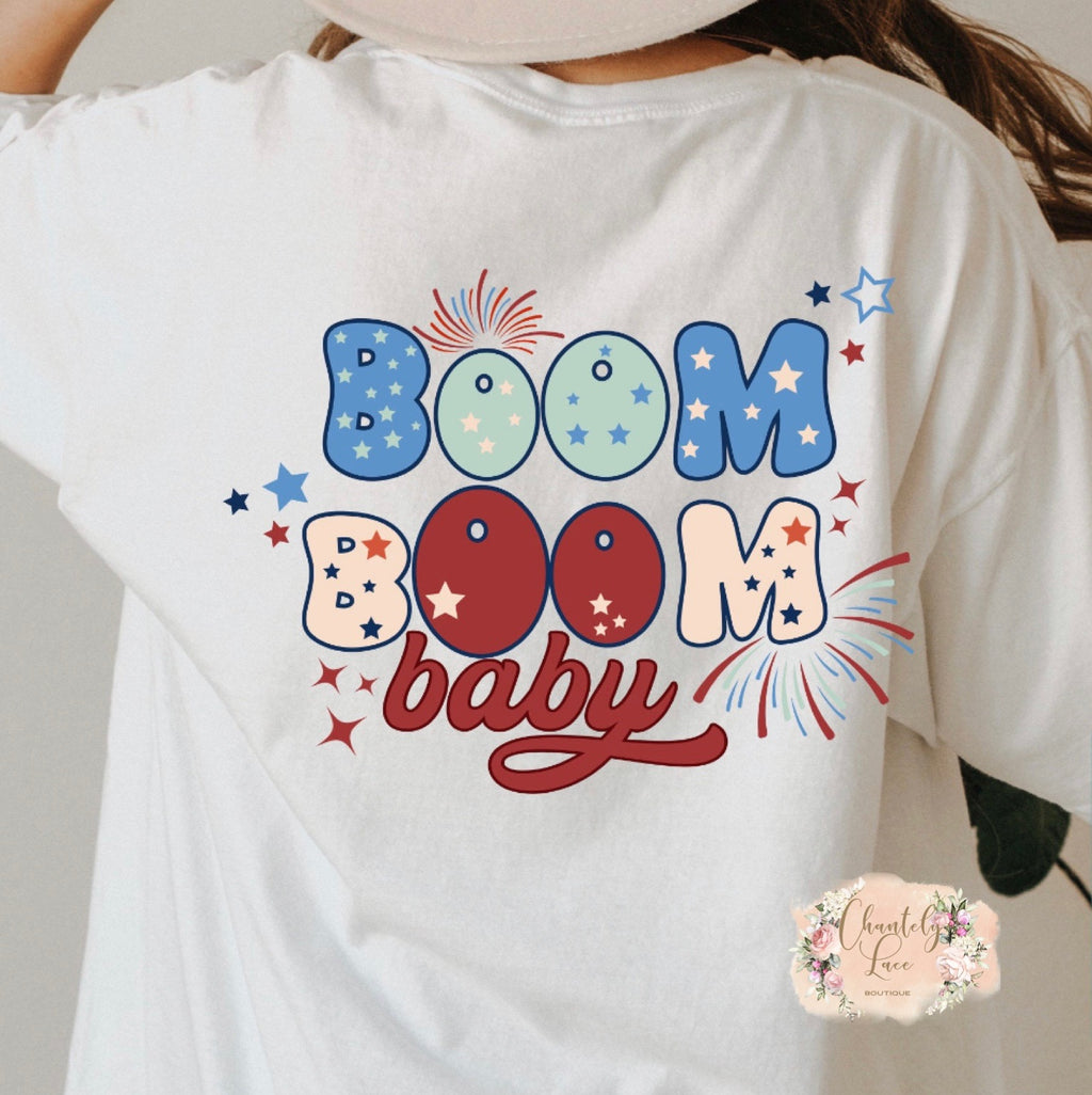 Boom Boom Baby BACK Graphic